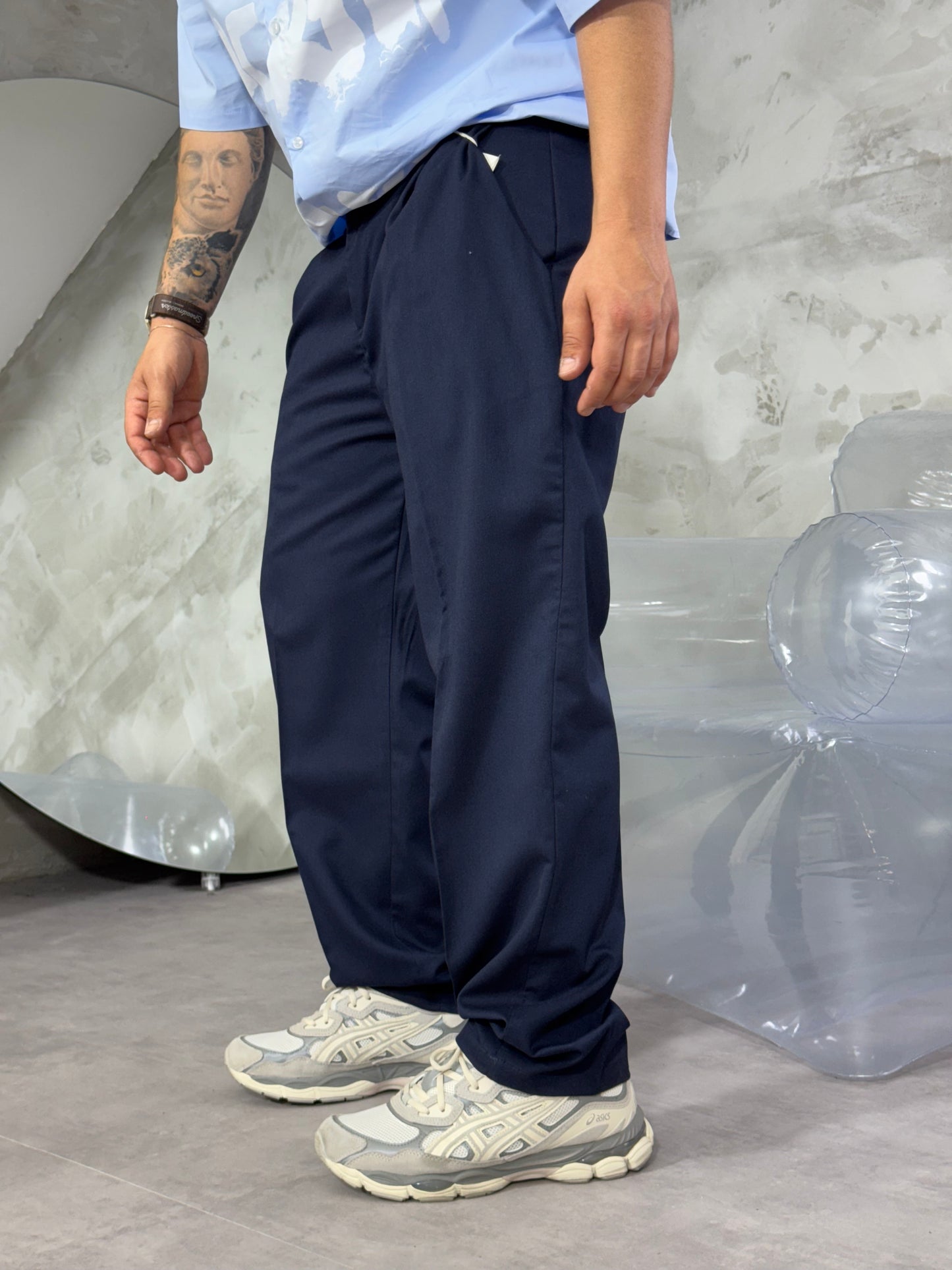 PANTALONE FONDO AMPIO BLUE