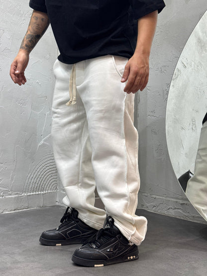 CONTRAST WHITE TRACKSUIT COORDINATE