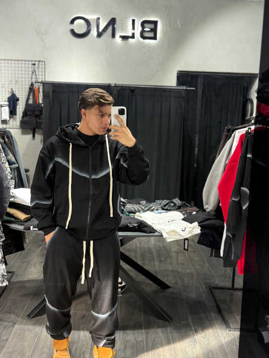 TUTA COMPLETA BLACK SFUMATA