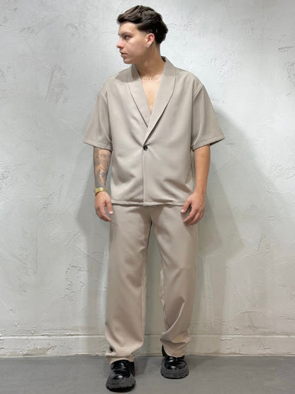 COORDINATO BERSK BY DO NOT AGREE BEIGE