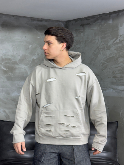 BALENCIA HOODIE** FEAR TAUPE