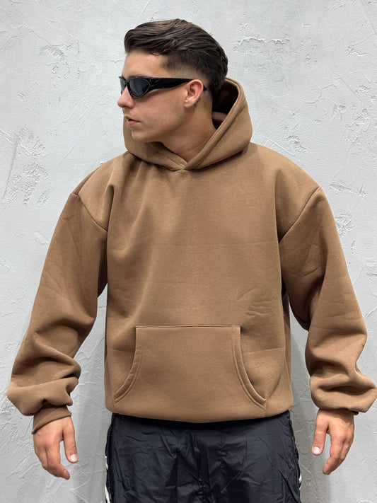 HOODIE BOXY FIT MOKKA