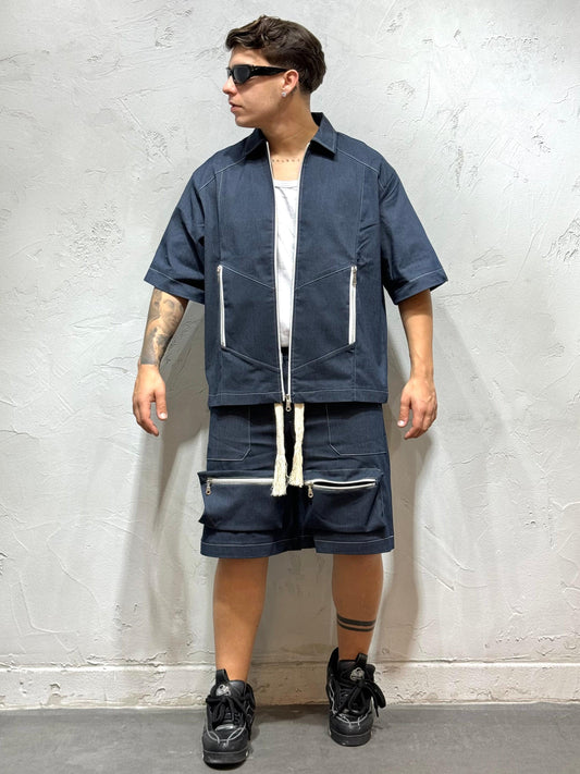 COORDINATO BOTH ENDS WTH ZIP JEANS