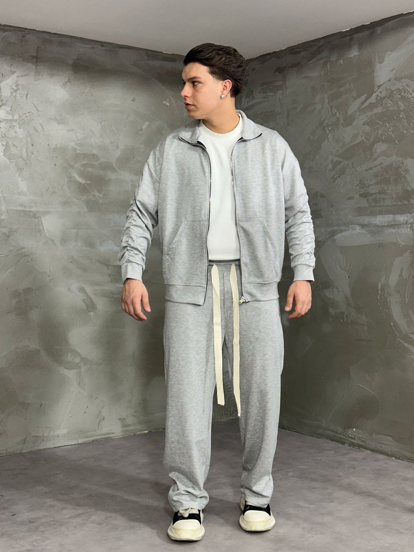 DRAPERY GREY TRACKSUIT COORDINATE