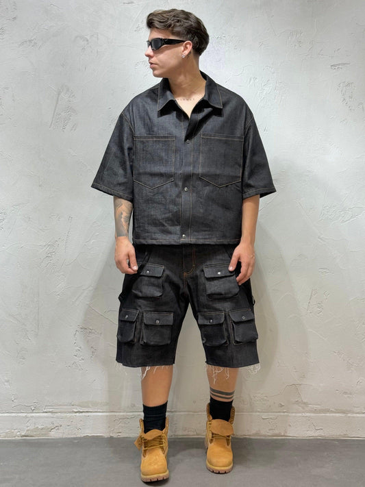COORDINATO CONTRAST SHORTS WITH POCKETS