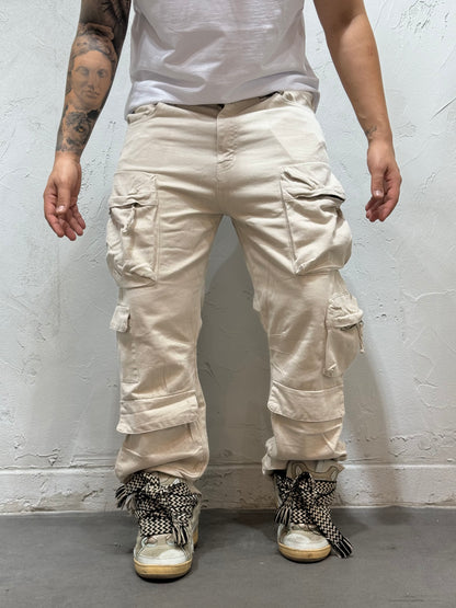 BAGGY LAX FULL POCKET BEIGE