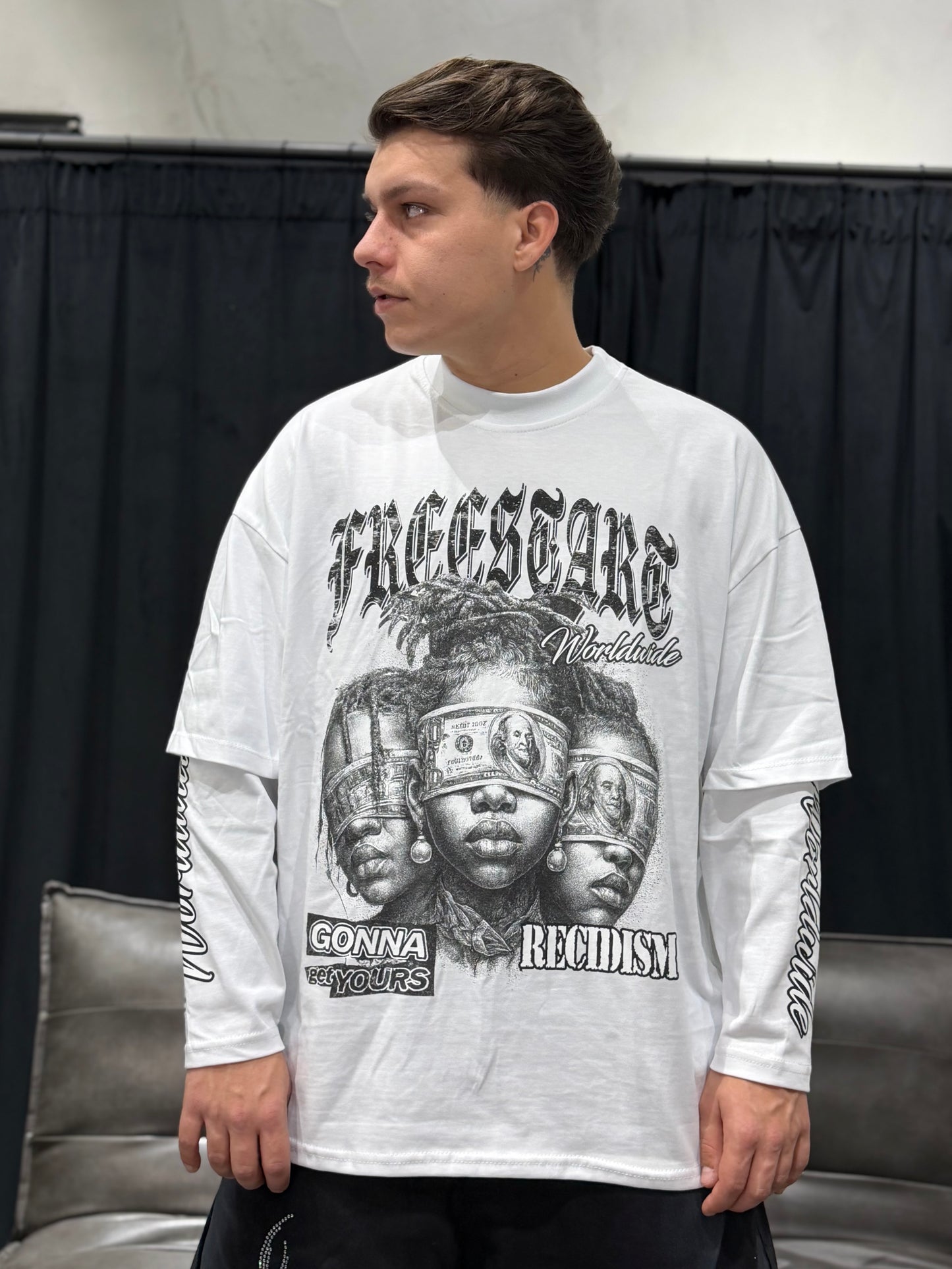 LONGSLEEVE RECIDISM WHITE