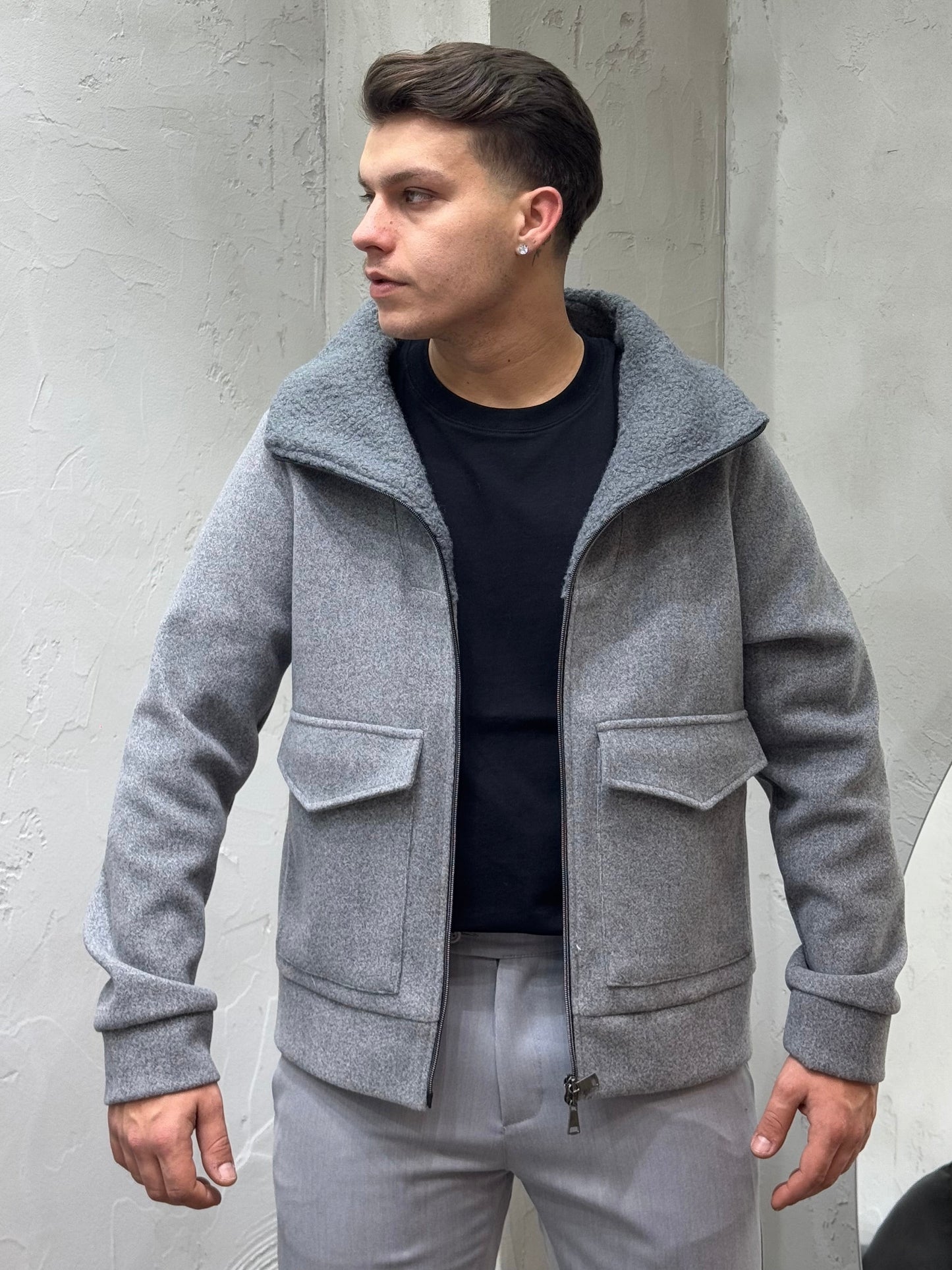 JACKET MONTONE GREY