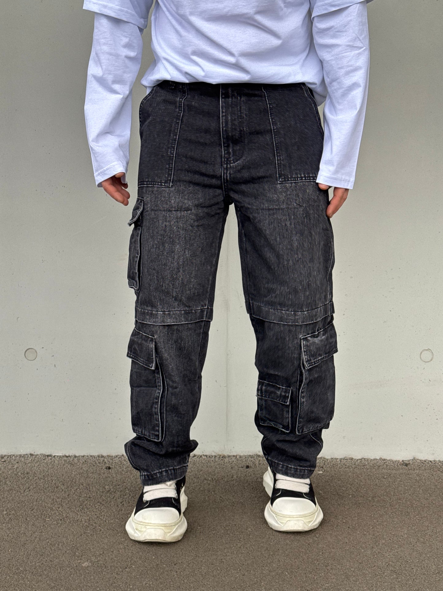 CARGO FULL POCKET GRAY