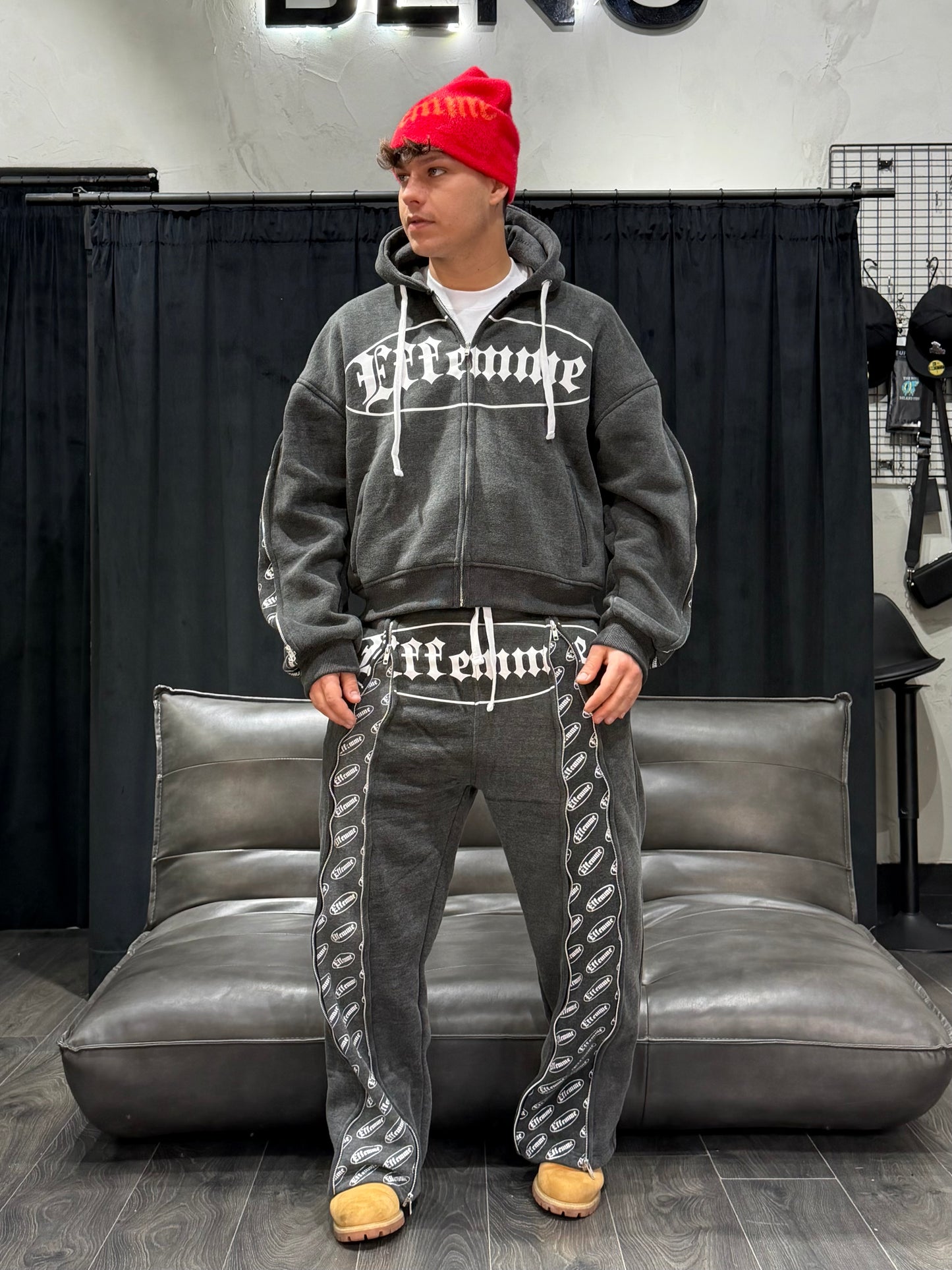 COORDSET GREY EFFEMME EXSCLUSIVE LAB