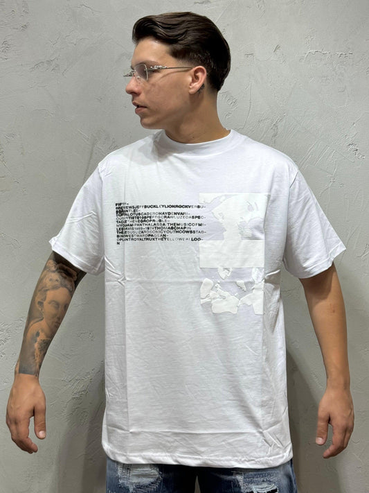 T-SHIRT FIFTY GREVIEWS WHITE