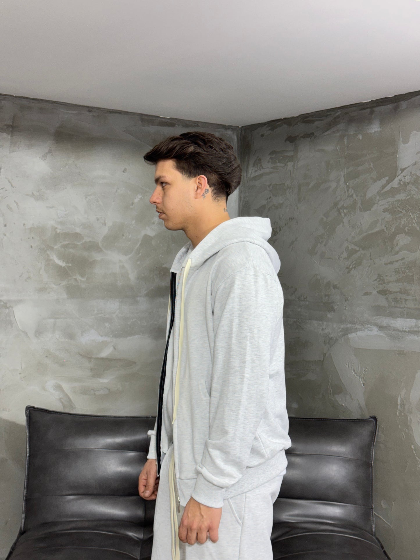 COORDSET LONG LACES GREY TRACKSUIT