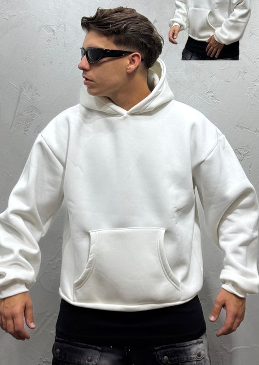 HOODIE BOXY FIT WHITE