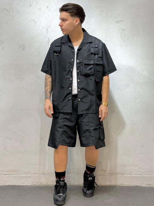 COORDINATO SHORT SLEEVES KOBE BY HYDO BLACK