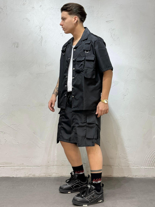 COORDINATO SHORT SLEEVES KOBE BY HYDO BLACK