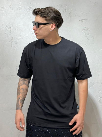 T-SHIRTY REGULAR FIT ANGEL BLACK