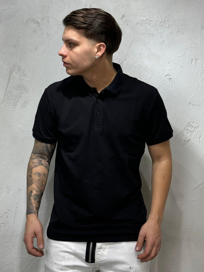 POLO COTTON BLACK