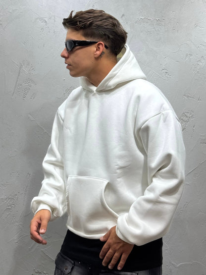 HOODIE BOXY FIT WHITE