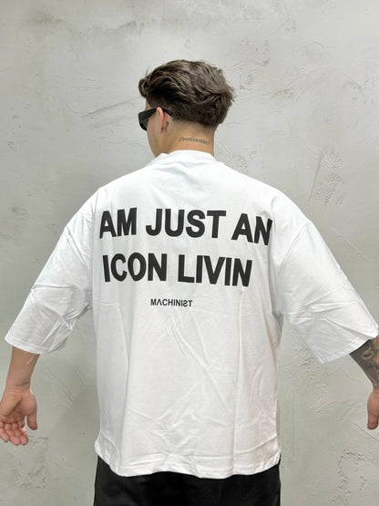 T-SHIRTY ICON LIVIN WHITE