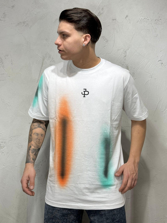 JPNS PAINTED WHITE T-SHIRT