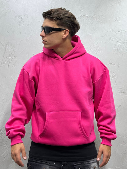 HOODIE BOXY FIT FUCSIA