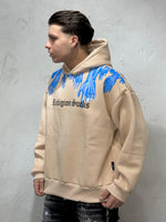 Load image into Gallery viewer, HOODIE BOXY FIT RELIGION SUX BEIGE
