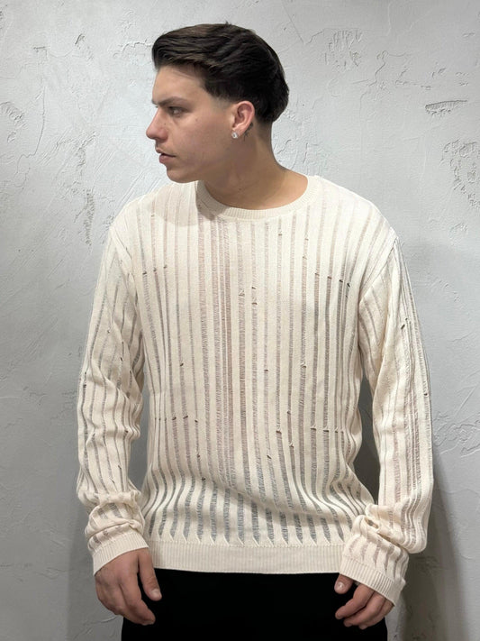 MAGLIONCINO IN FILO BY CNTC AVORIO