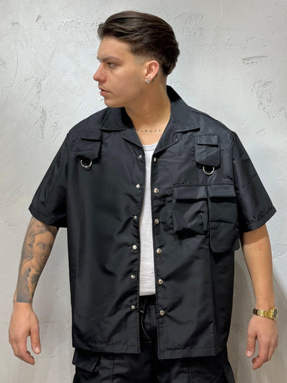COORDINATO SHORT SLEEVES KOBE BY HYDO BLACK