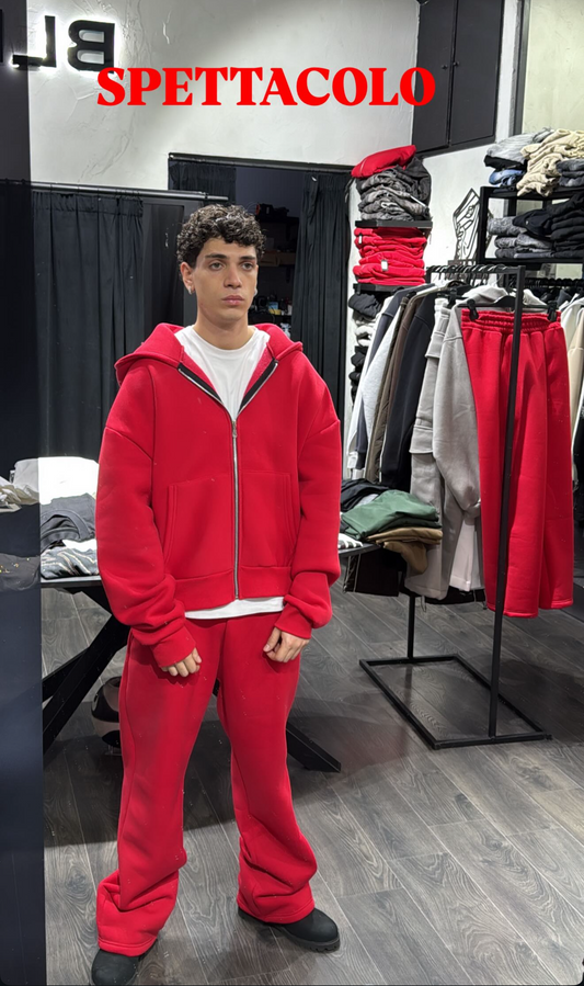 COORDINATO IN TUTA RED