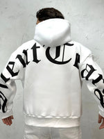 Load image into Gallery viewer, HOODIE BOXY FIT GEARS WHITE
